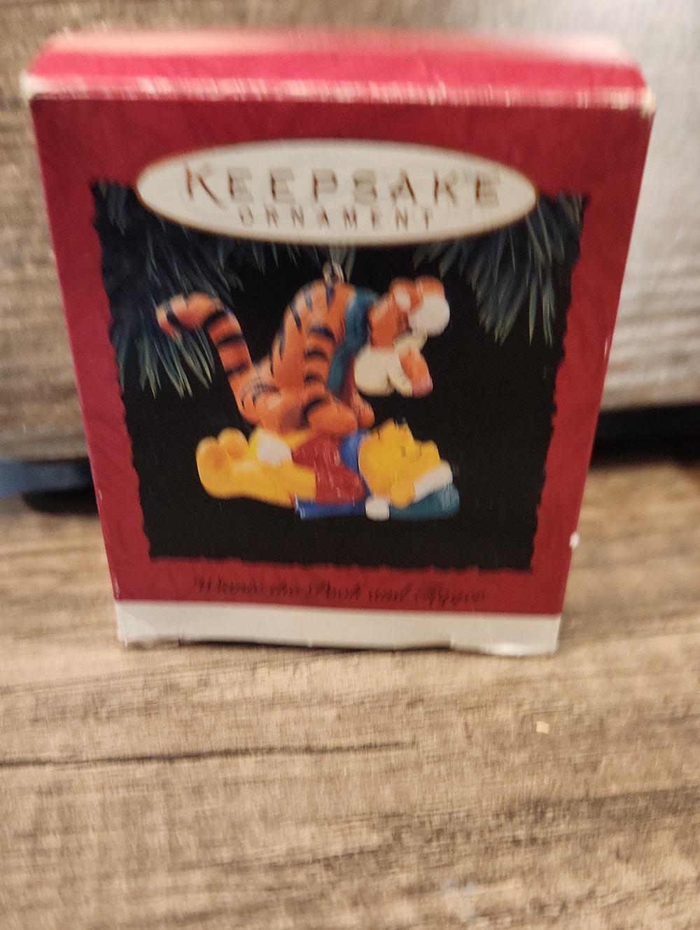 EUC Hallmark Disney Winnie The Pooh Red & Tigger w/original Box